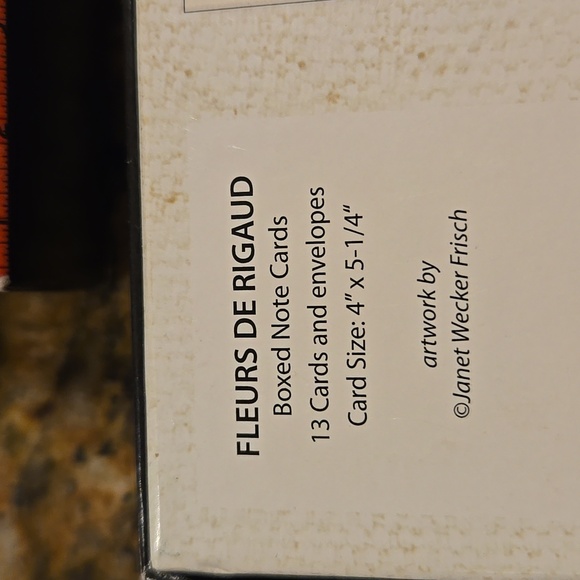 Flours de Rigaud Lang note cards - Picture 5 of 7